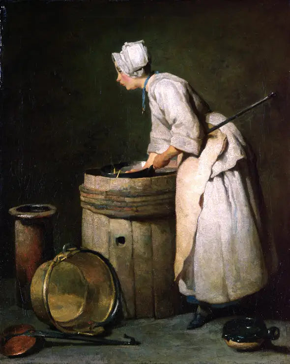 Récureuse - Jean Simeón Chardin