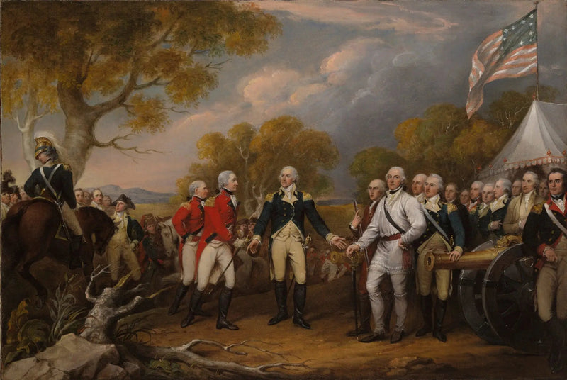 Kapitulacja generała Burgoyne'a pod Saratogą, 16 października 1777 roku - John Trumbull