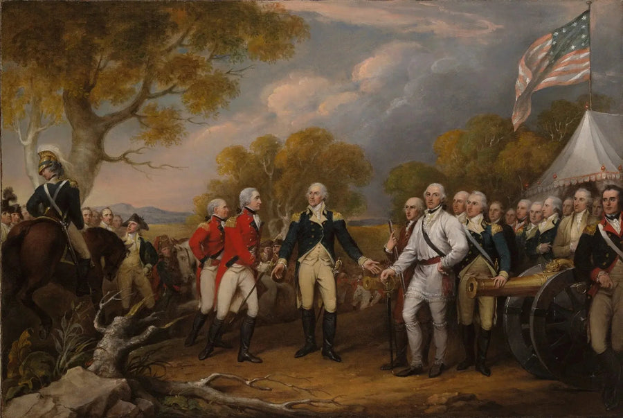 Kapitulacja generała Burgoyne'a pod Saratogą, 16 października 1777 roku - John Trumbull