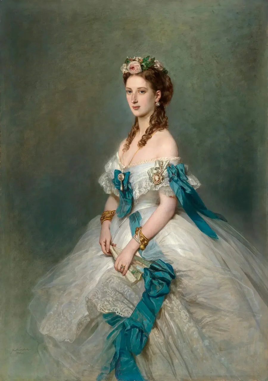 Królowa Aleksandra (1844-1925) gdy była księżniczką Walii - Franz Xaver Winterhalter