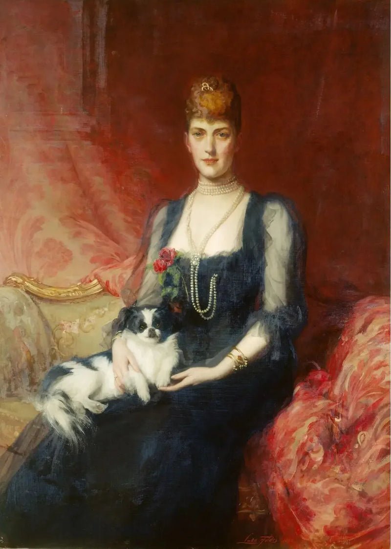 Królowa Aleksandra, będąc jeszcze księżniczką Walii - Luke Fildes