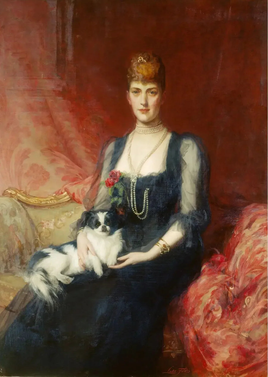 Królowa Aleksandra, będąc jeszcze księżniczką Walii - Luke Fildes