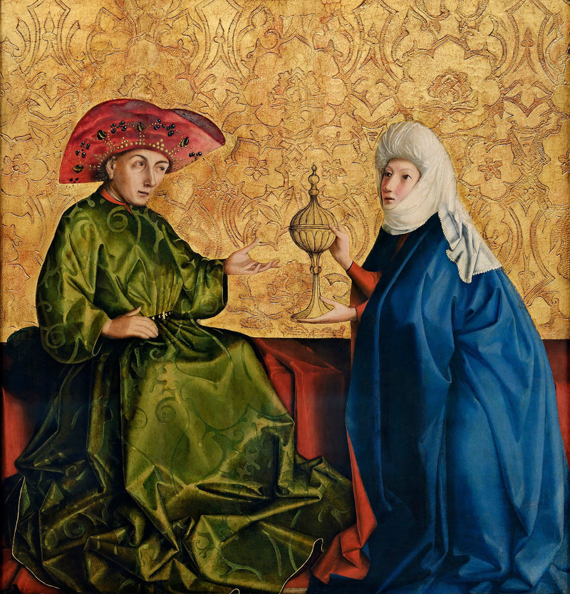 Królowa Saby przed królem Salomonem - Konrad Witz