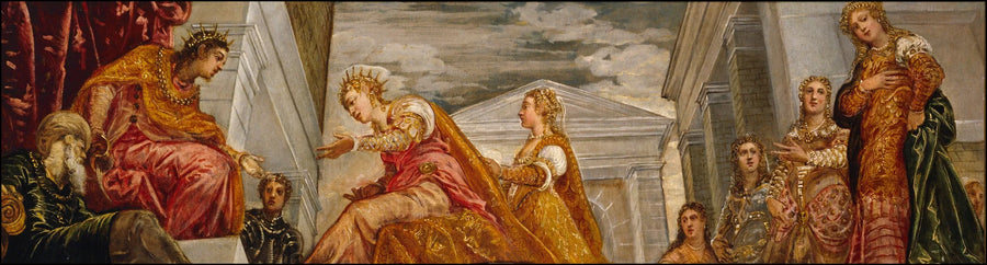 Królowa Saby i Salomon - Jacopo Tintoretto