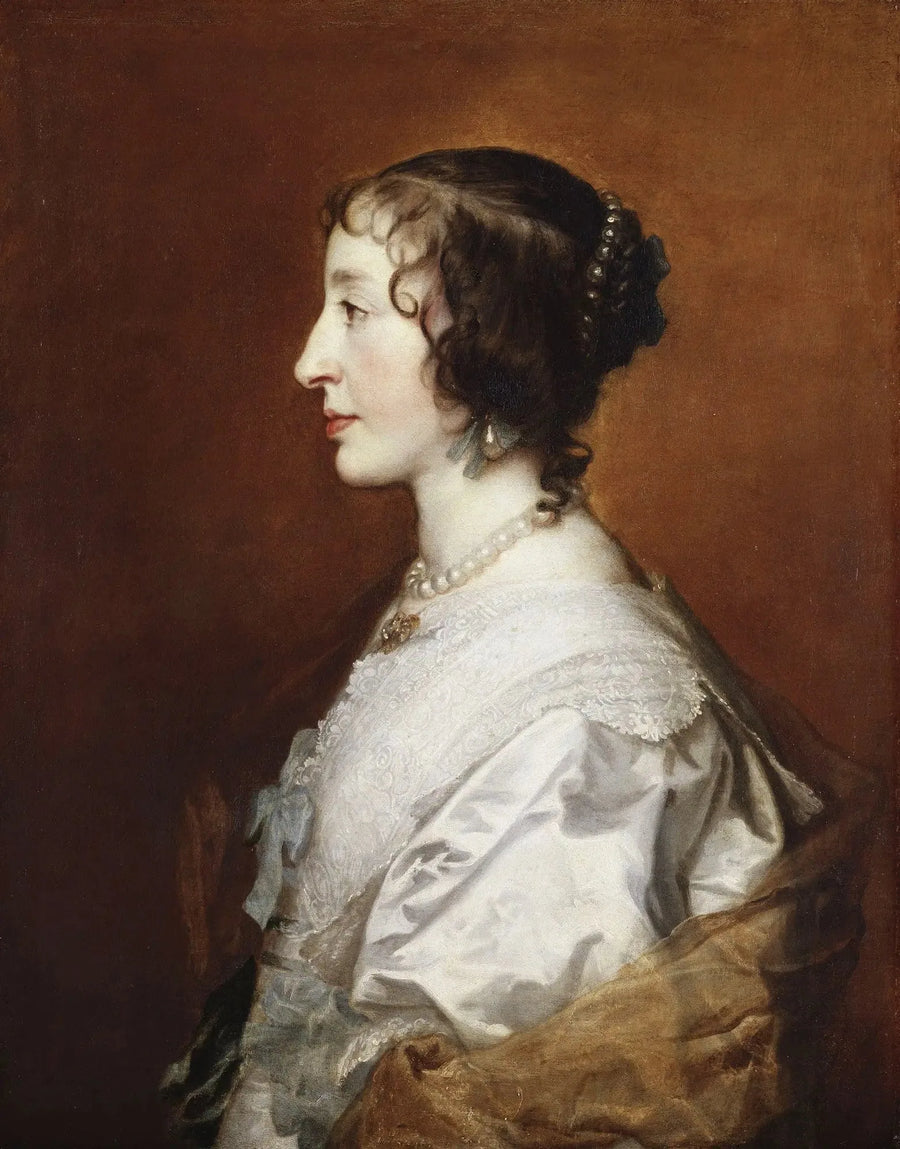Królowa Henriette Marie (1609-1669) - Antoine van Dyck