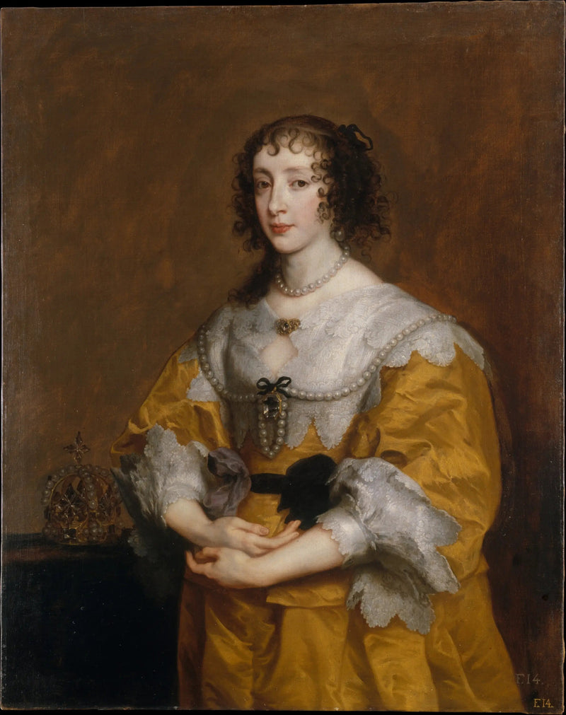 Królowa Henriette Marie - Antoine van Dyck
