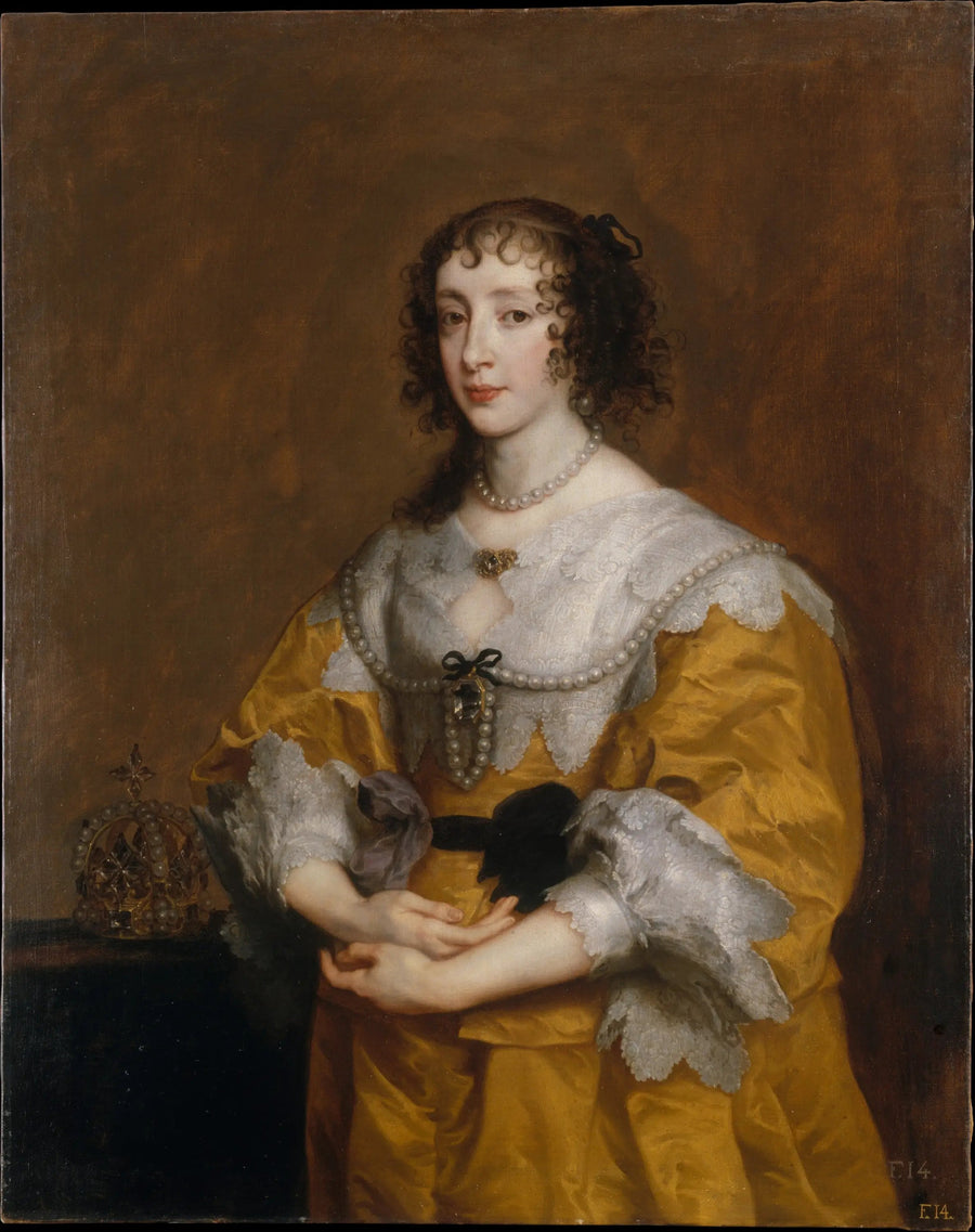Królowa Henriette Marie - Antoine van Dyck