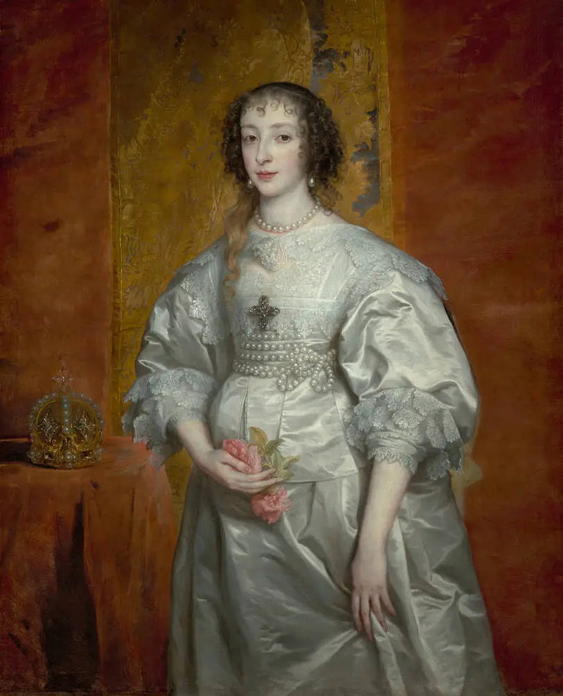Królowa Henriette Marie - Antoine van Dyck