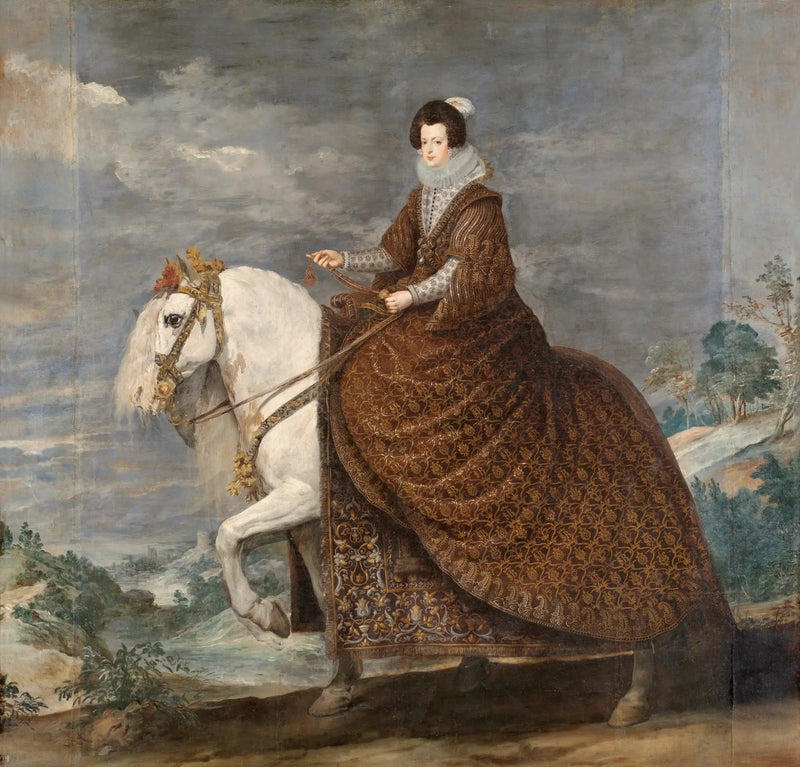 Królowa Izabela Francji na koniu - Diego Velázquez