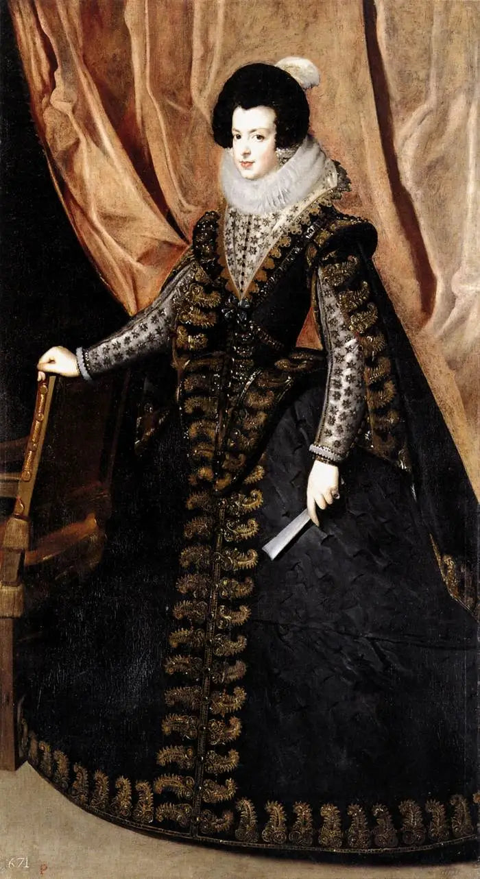 Królowa Izabela, stojąca - Diego Velázquez