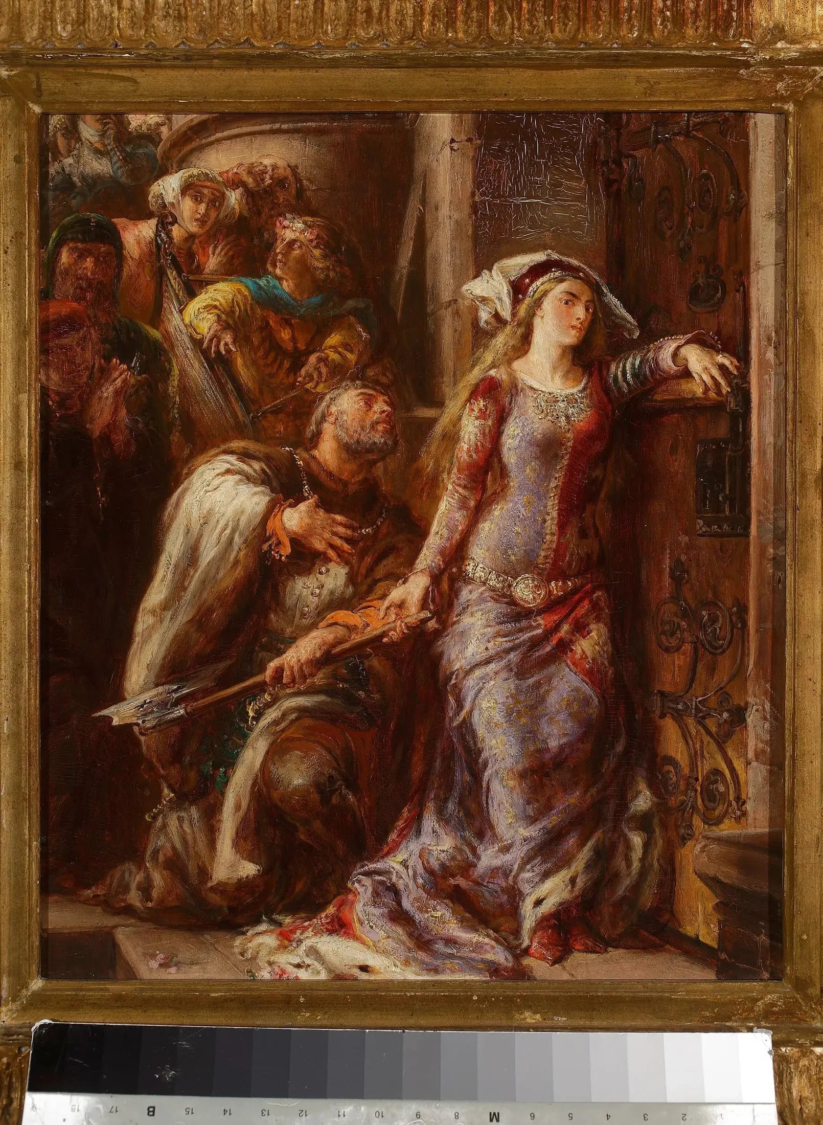 La reine Jadwiga et Dymitr de Goraj - Jan Matejko image 1 tableau peint à l’huile sur toile