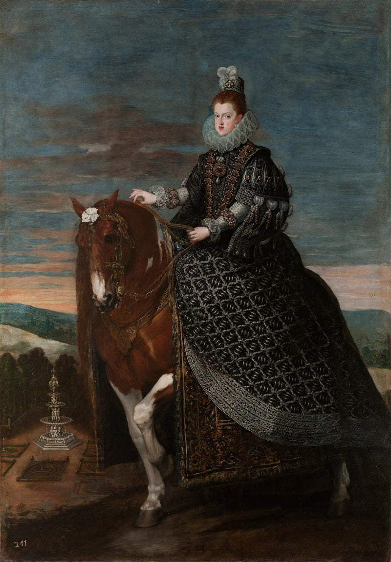 Królowa Małgorzata Austriacka na koniu - Diego Velázquez