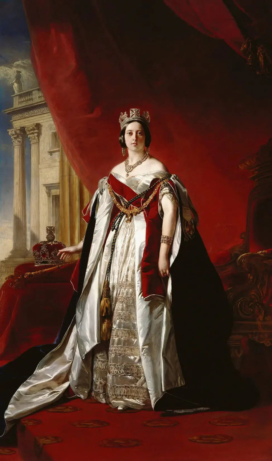 Królowa Wiktoria (1819-1901) - Franz Xaver Winterhalter