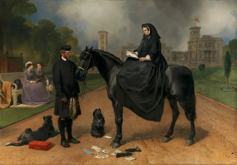 Królowa Wiktoria w Osborne - Edwin Henry Landseer