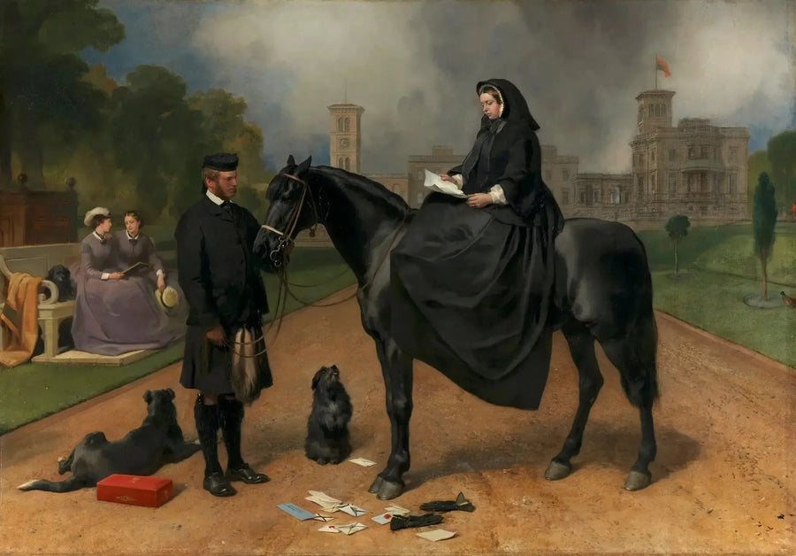 Królowa Wiktoria w Osborne - Edwin Henry Landseer