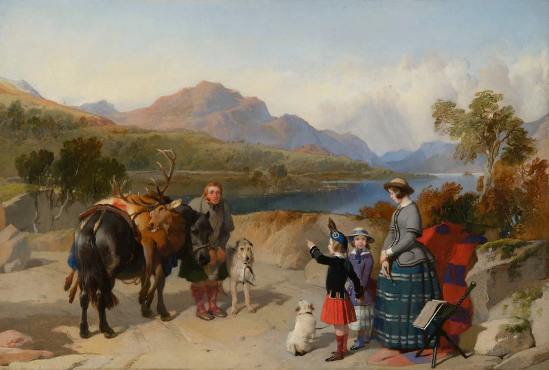 Królowa Wiktoria nad Loch Laggan - Edwin Henry Landseer