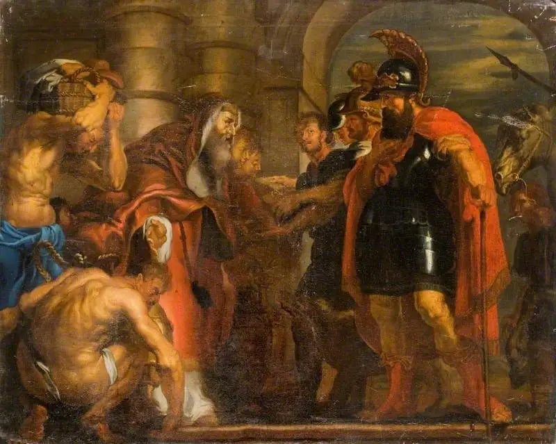 Spotkanie Abrahama i Melchizedeka - Peter Paul Rubens