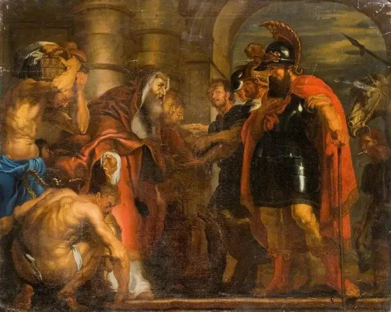 Spotkanie Abrahama i Melchizedeka - Peter Paul Rubens