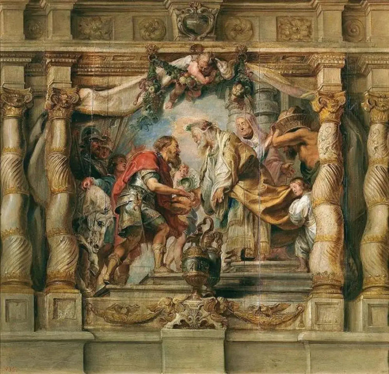 Spotkanie Abrahama i Melchizedeka - Peter Paul Rubens