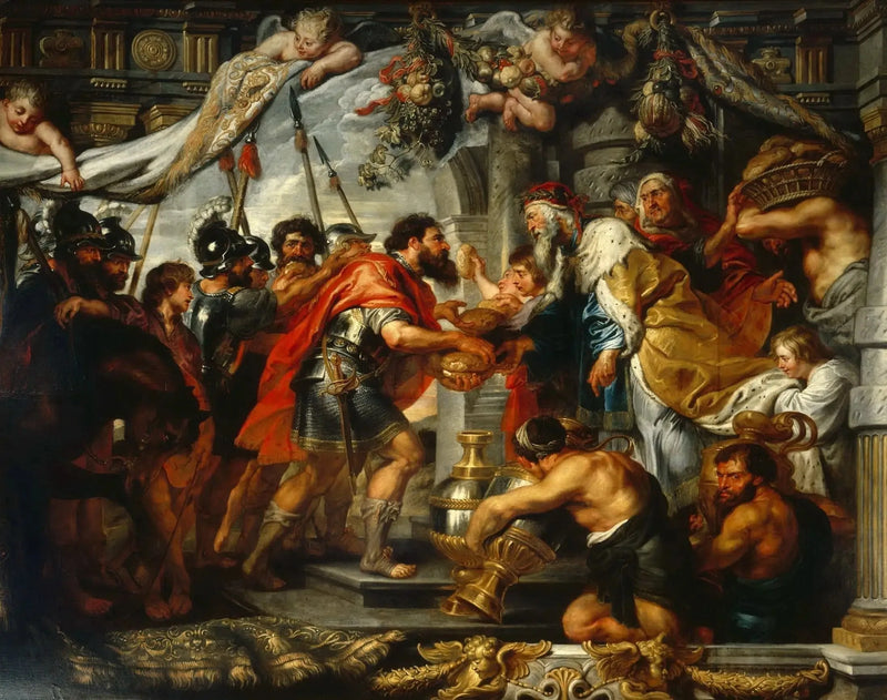 Spotkanie Abrahama i Melchizedeka - Peter Paul Rubens