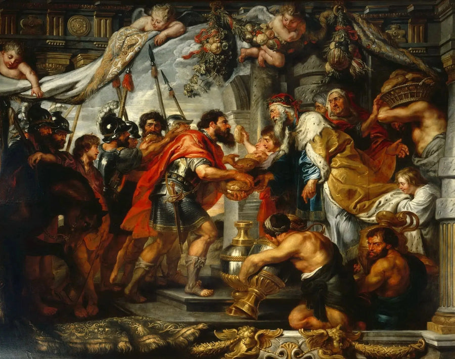 Spotkanie Abrahama i Melchizedeka - Peter Paul Rubens