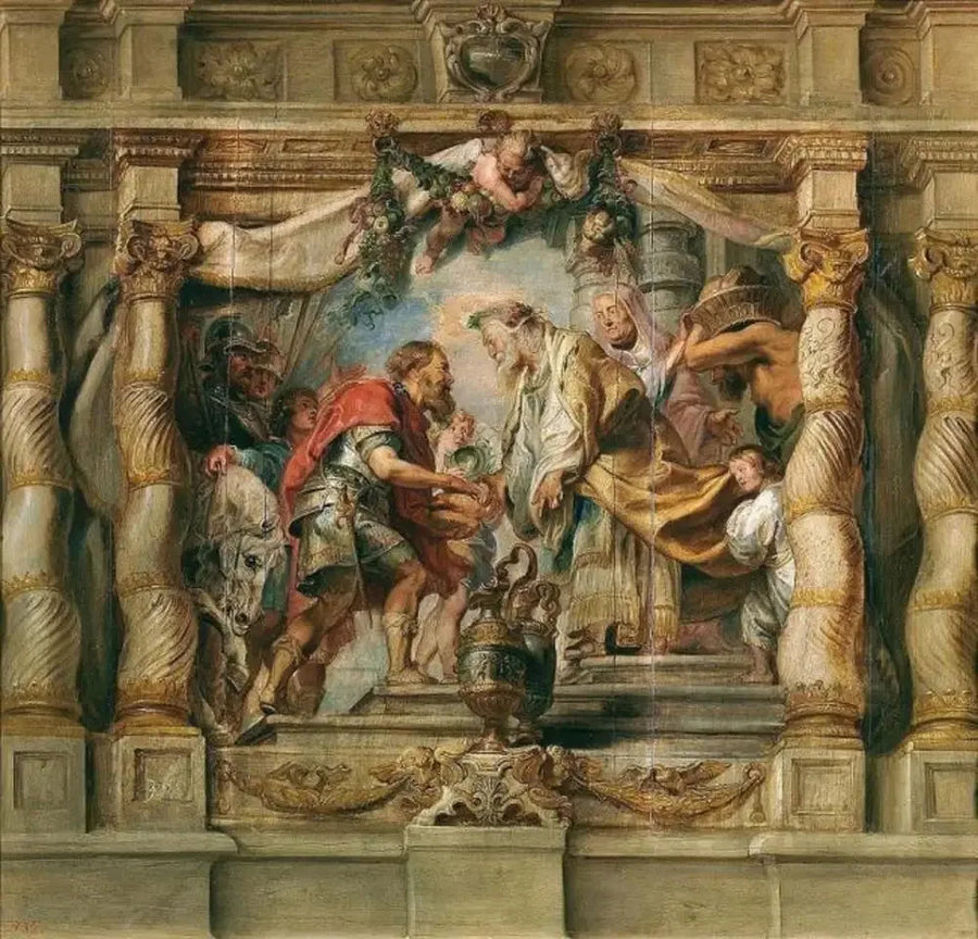 Spotkanie Abrahama i Melchizedeka - Peter Paul Rubens