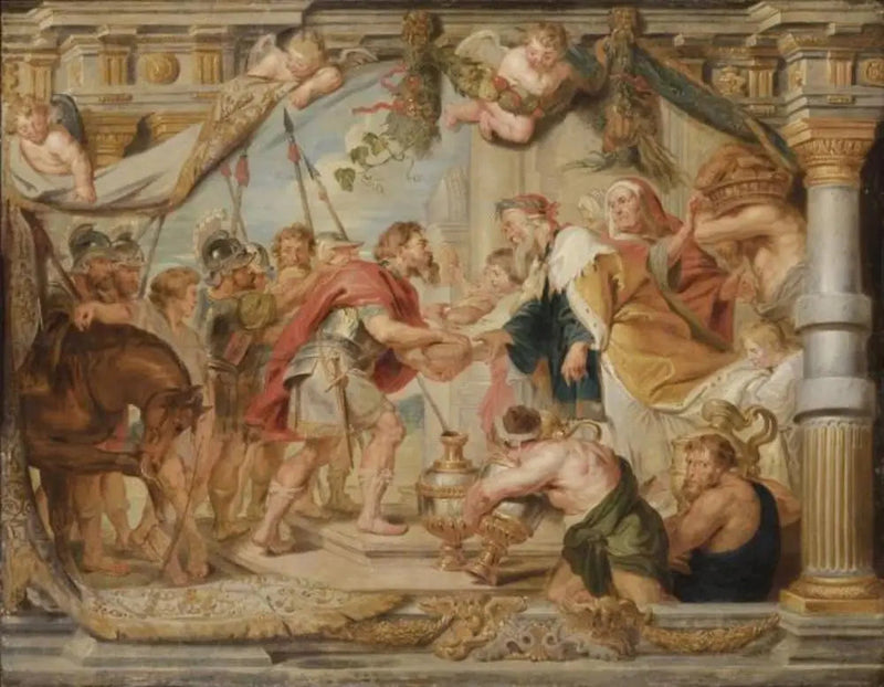 Spotkanie Abrahama i Melchizedeka - Peter Paul Rubens