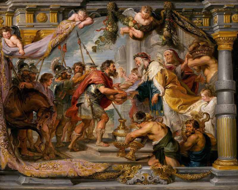 Spotkanie Abrahama i Melchizedeka - Peter Paul Rubens