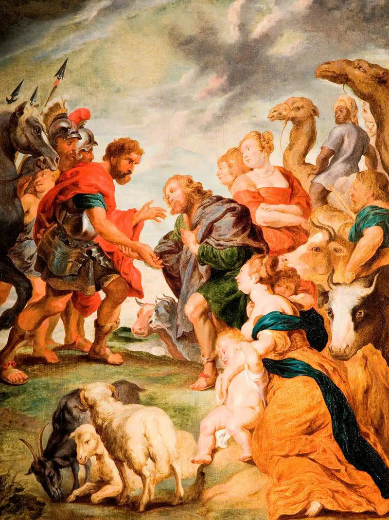 Spotkanie Ezawa i Jakuba - Peter Paul Rubens