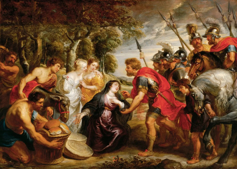 Spotkanie Dawida i Abigaill - Peter Paul Rubens