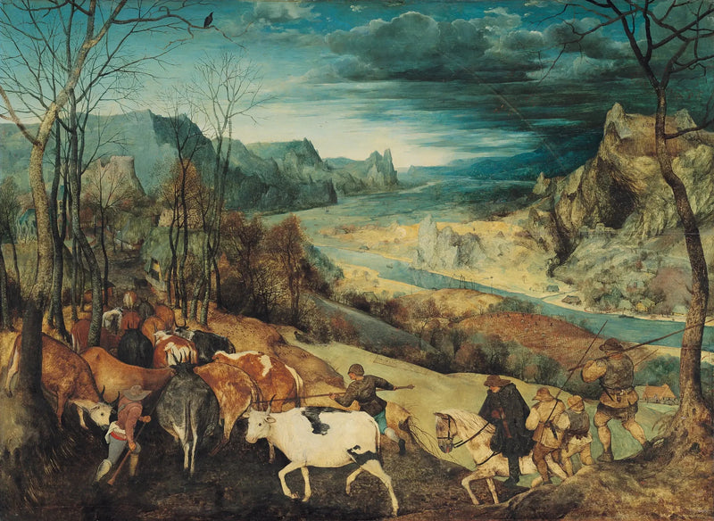 Powrót stad - Pieter Brueghel Starszy