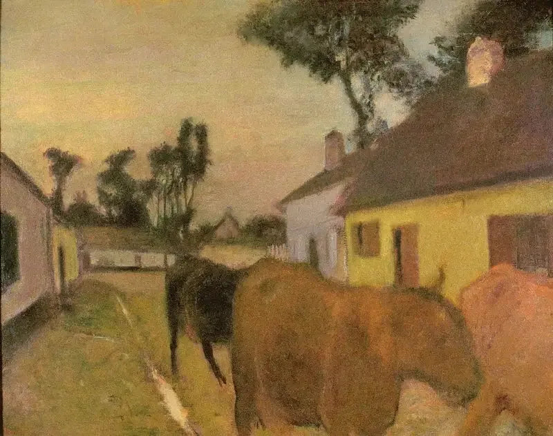 Powrót stada - Edgar Degas
