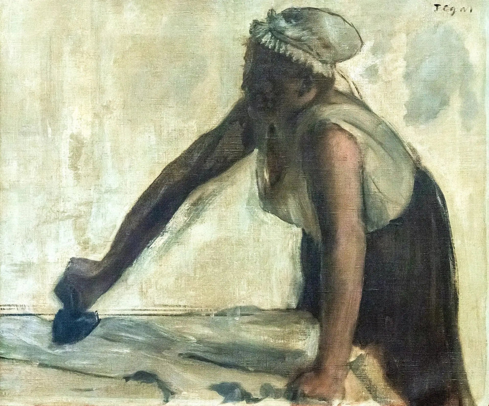 La repasseuse à contre-jour - Edgar Degas - Alpha Reproduction