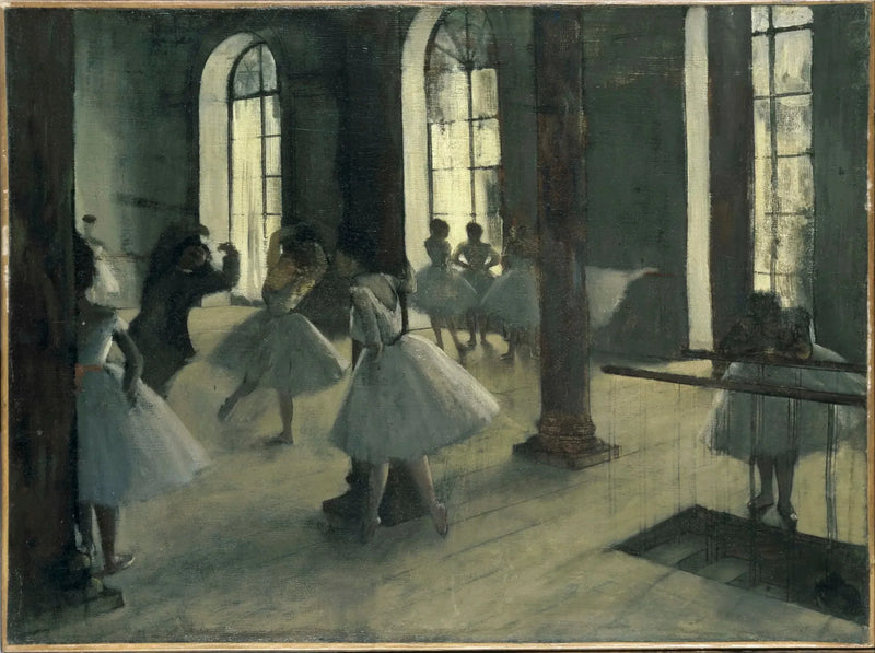 Powtórka w foyer tańca - Edgar Degas