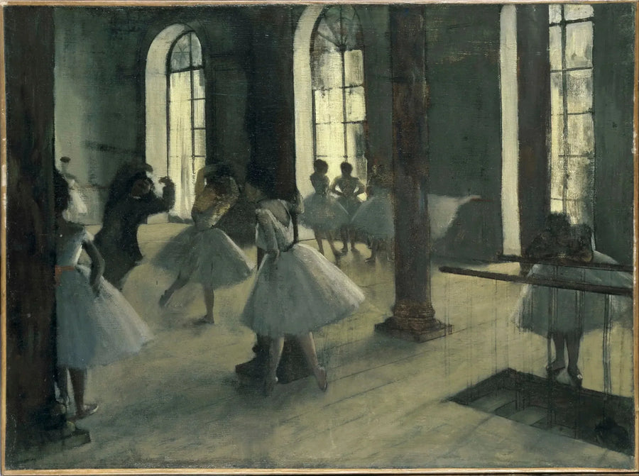 Powtórka w foyer tańca - Edgar Degas