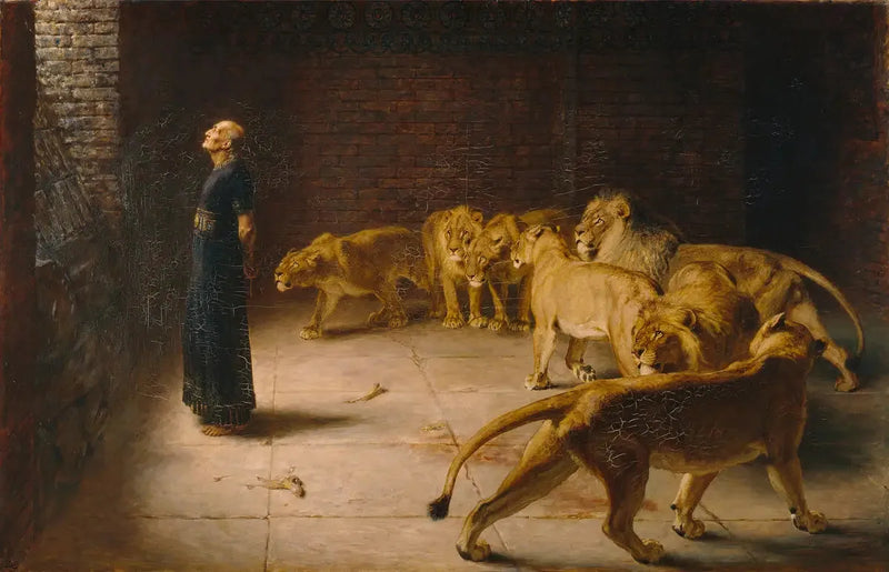 Odpowiedź Daniela na króla - Briton Rivière