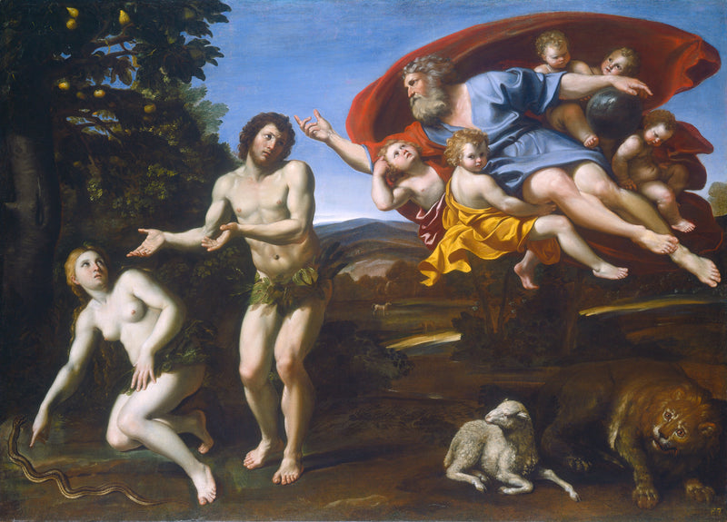 Upomnienie Adama i Ewy - Domenichino