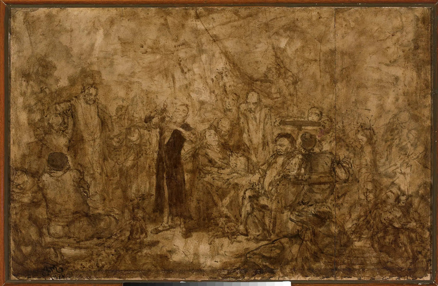 Republika Babin, szkic - Jan Matejko