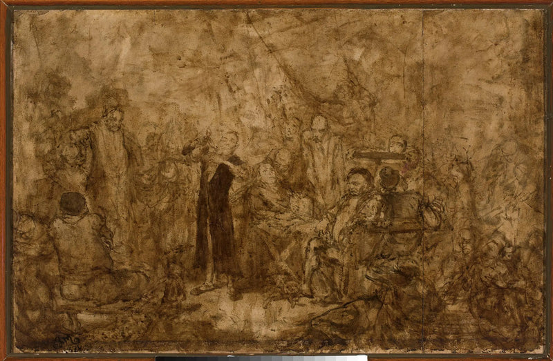 Republika Babin, szkic - Jan Matejko