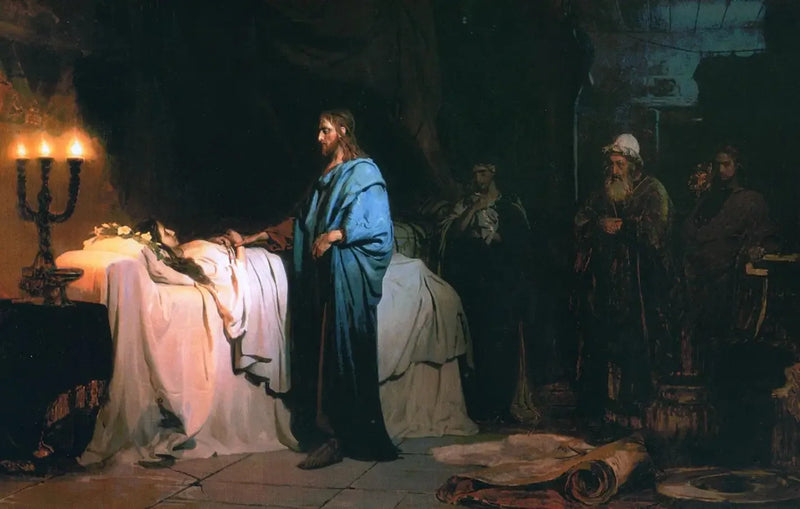 Zmartwychwstanie córki Jaira - Ilya Repin