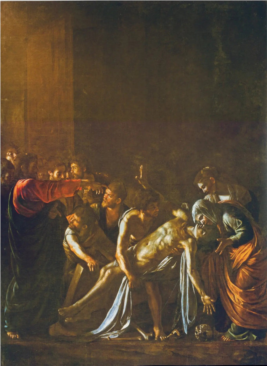 Zmartwychwstanie Łazarza - Caravaggio