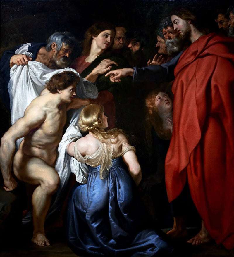 Zmartwychwstanie Łazarza - Peter Paul Rubens