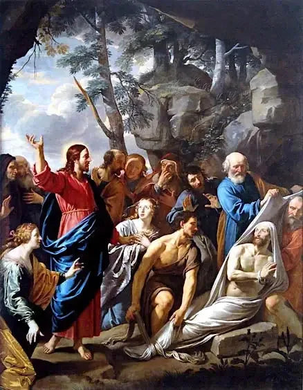 Zmartwychwstanie Łazarza - Philippe de Champaigne