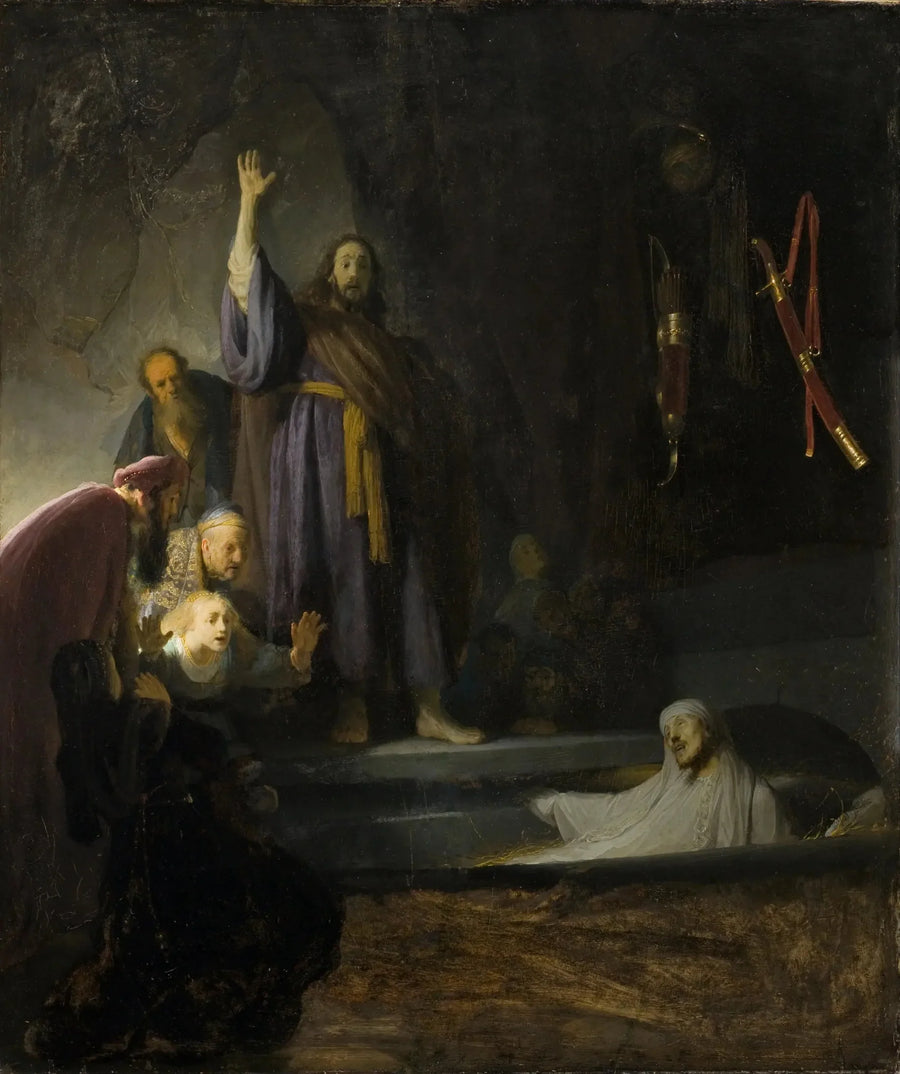 Zmartwychwstanie Łazarza - Rembrandt
