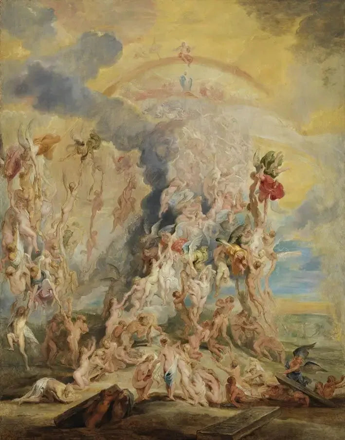 Zmartwychwstanie błogosławionych - Peter Paul Rubens