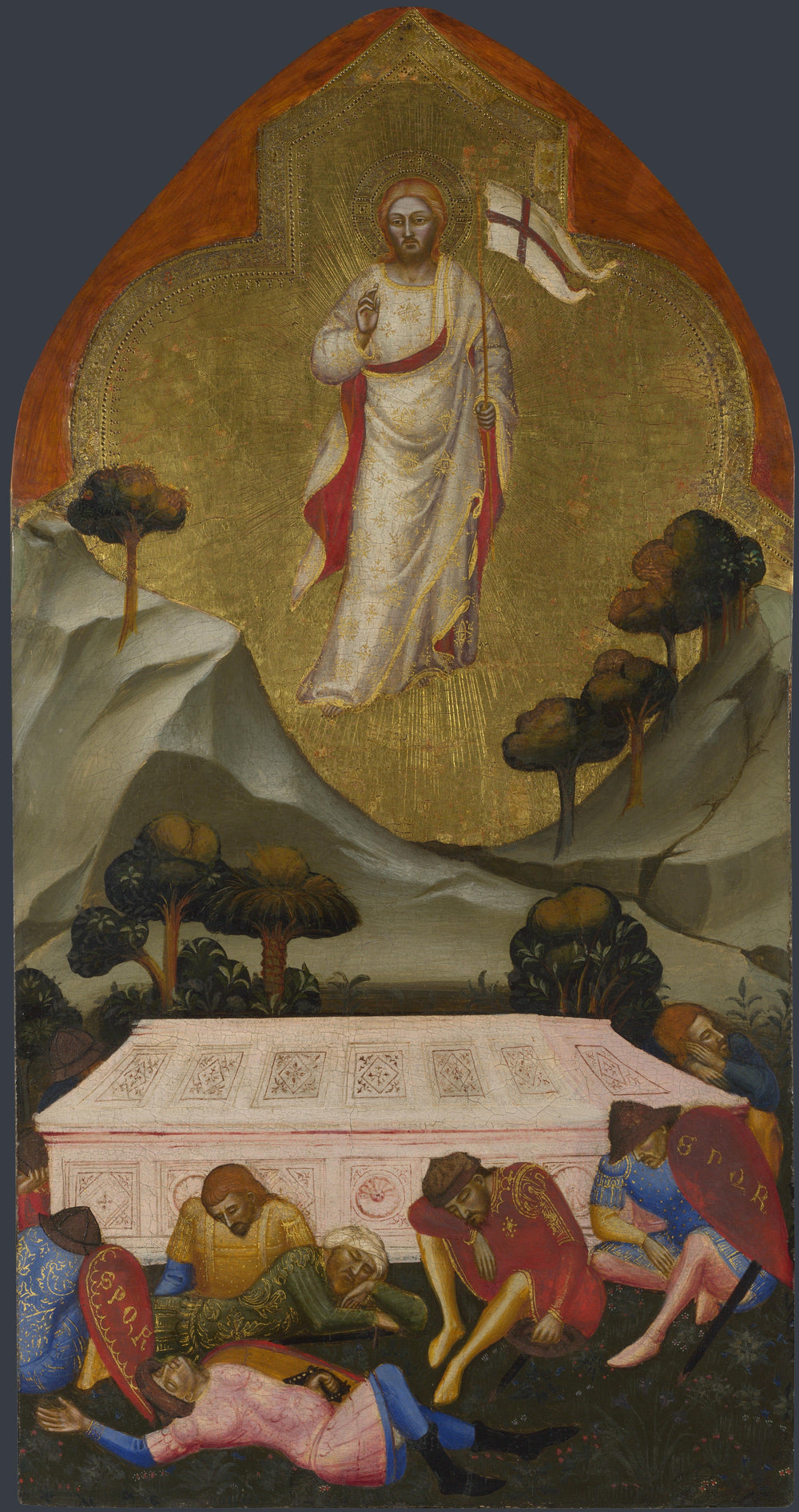 La Résurrection - Jacopo di Cione - Alpha Reproduction