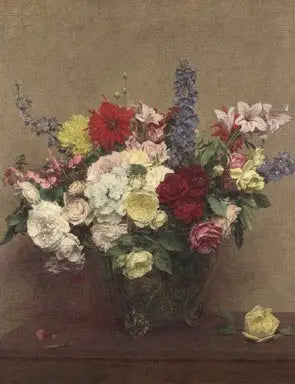 Różowa bogactwo czerwca - Henri Fantin-Latour