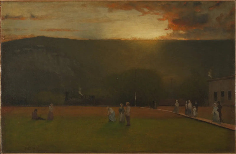 Precyzja gry, Kearsarge Hall, North Conway, New Hampshire - George Inness