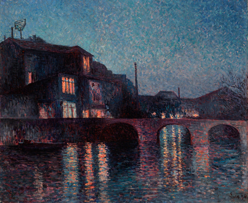 Rzeka Sambre w Charleroi - Maximilien Luce