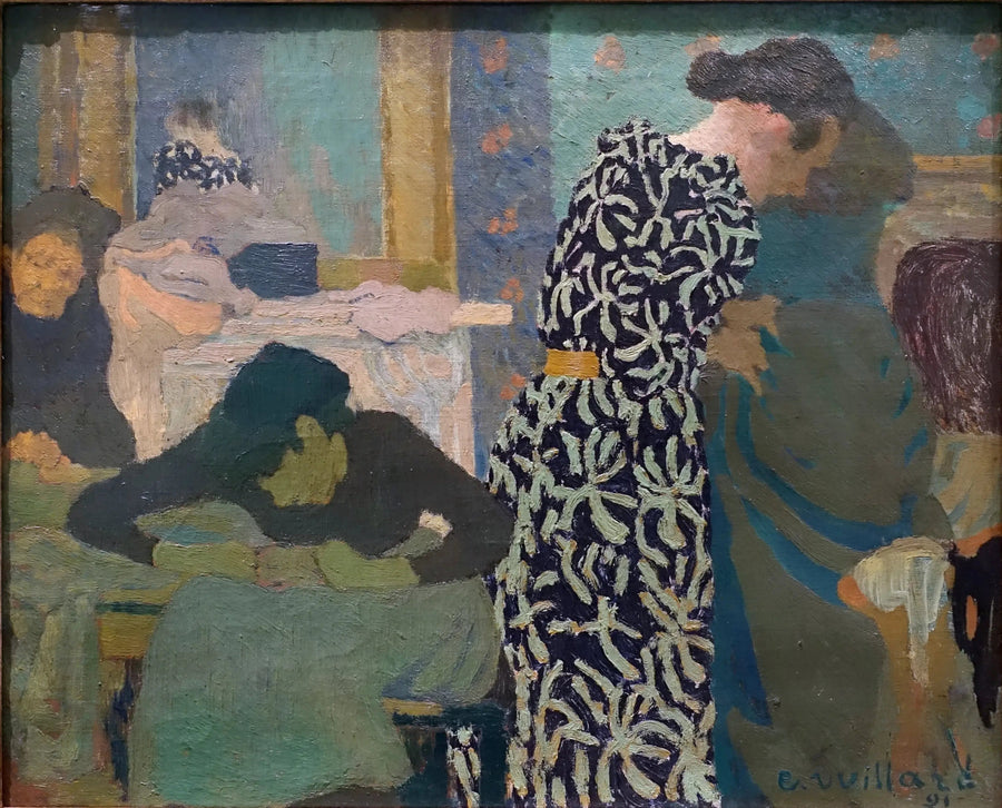 Sukienka z wzorami - Édouard Vuillard